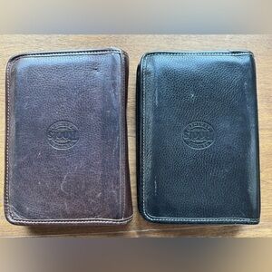 Roots Leather Agenda’s  - 1 Black and 1 Brown